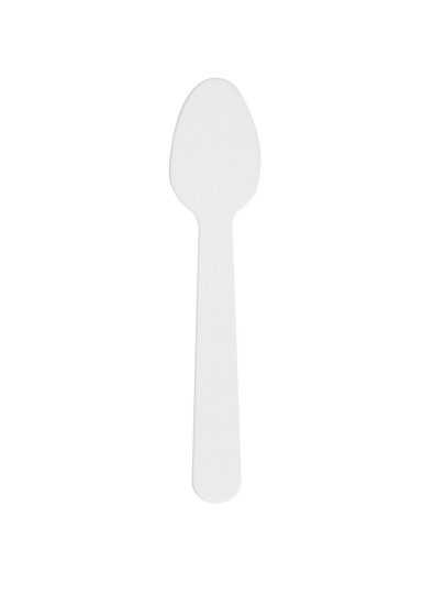 2D paper dessert spoon - 109 mm